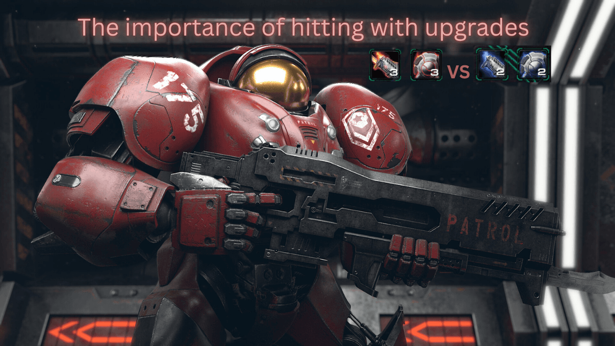 The importance of Upgrades in even fights