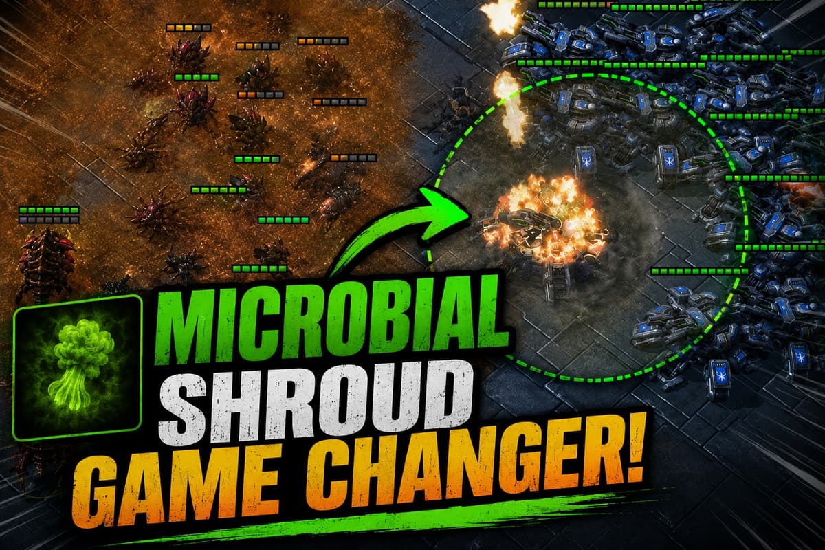 ZvT Microbial shroud Use Against Terran Mech