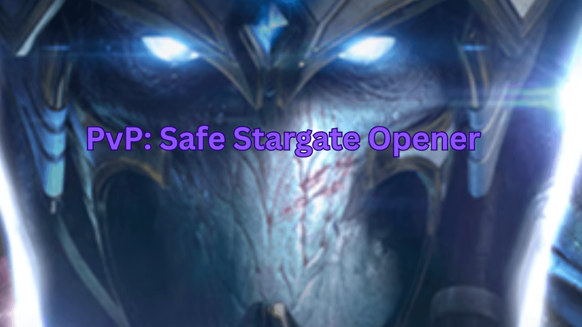 Protoss vs Protoss: Safe Stargate Opener 