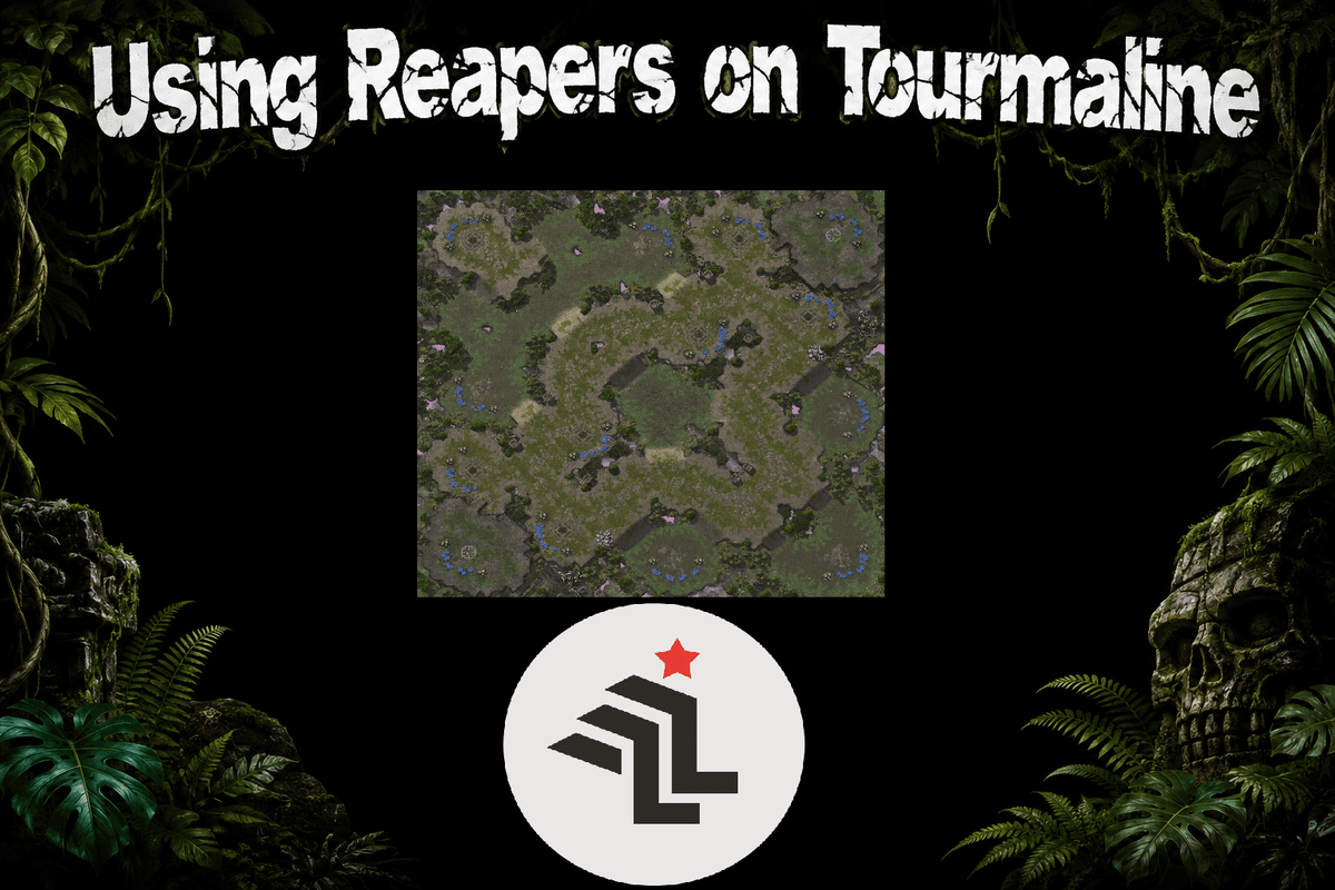 How to use the reaper jump spot in the natural on Tourmaline as Terran