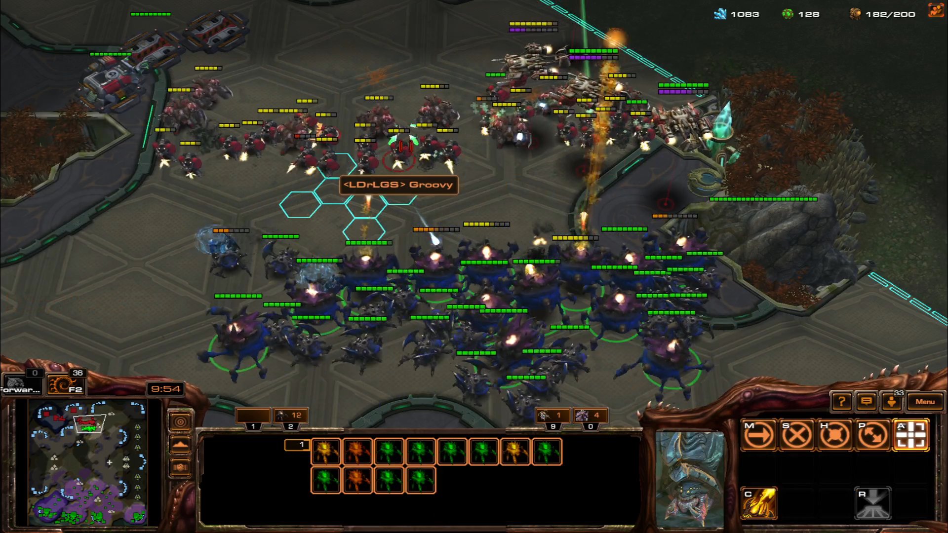 ZvT defending early game pressure using Pool First