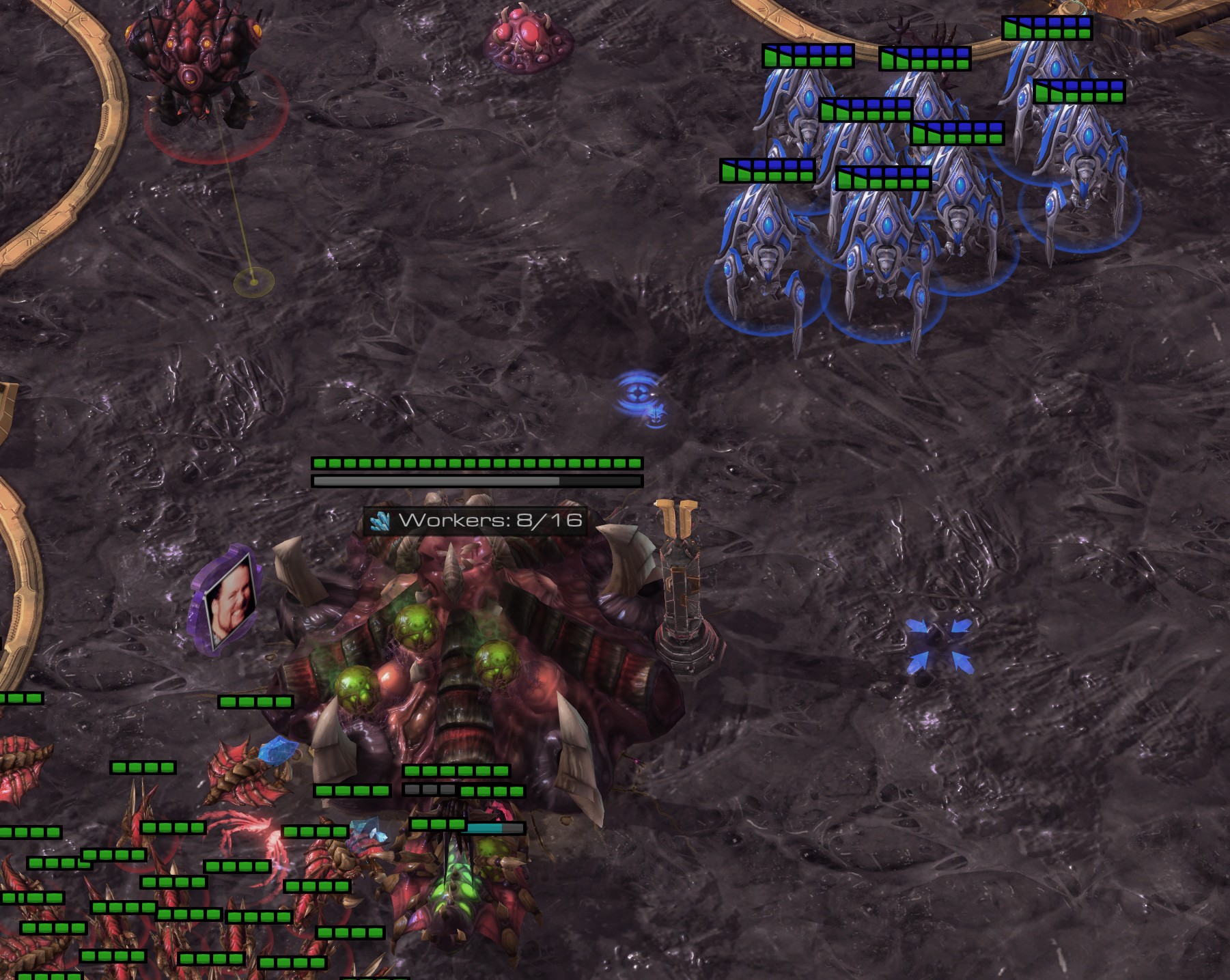 ZvP Defending 2 Base Blink Stalker